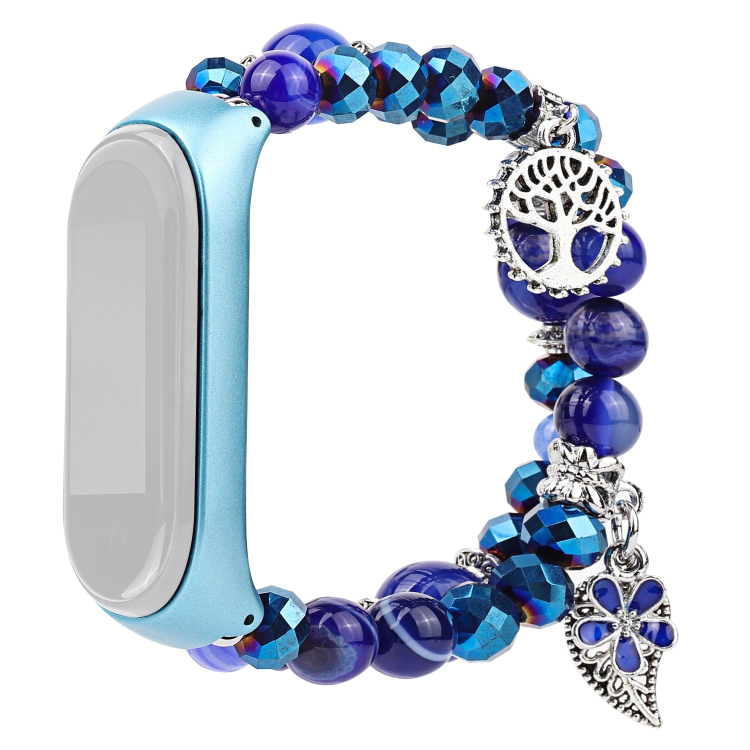 For Xiaomi Mi Band 5 6 Watch Band Natural Stones Watch Strap Replacement Wrist Band Bracelet For Xiaomi Mi Band 5 6 Watch Band Natural Stones Watch Strap Replacement Wrist Band Bracelet